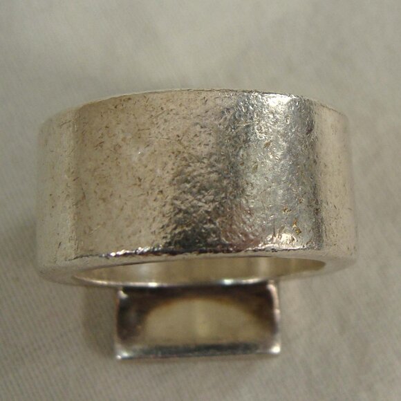 Rare!! EFVA Attling Hooked On Simone Heavy 24.1g 925 Sterling Silver Ring - Picture 8 of 10